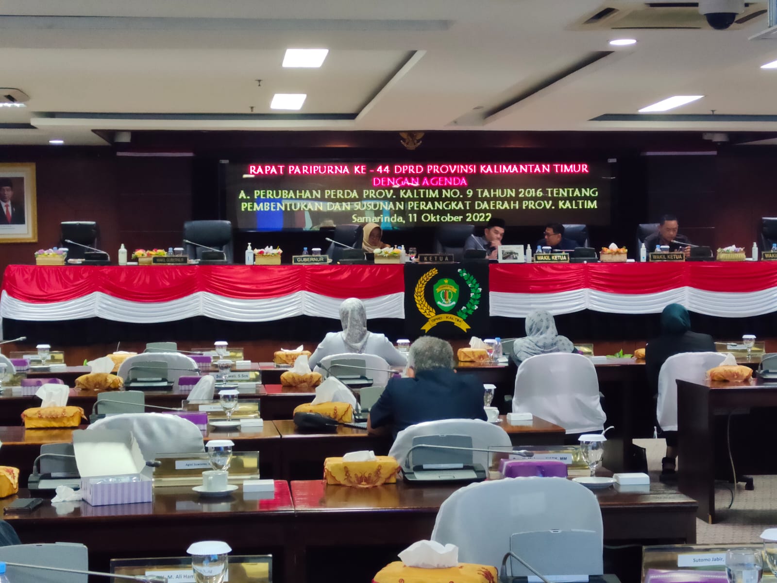 Rapat Paripurna ke-44 DPRD Kaltim