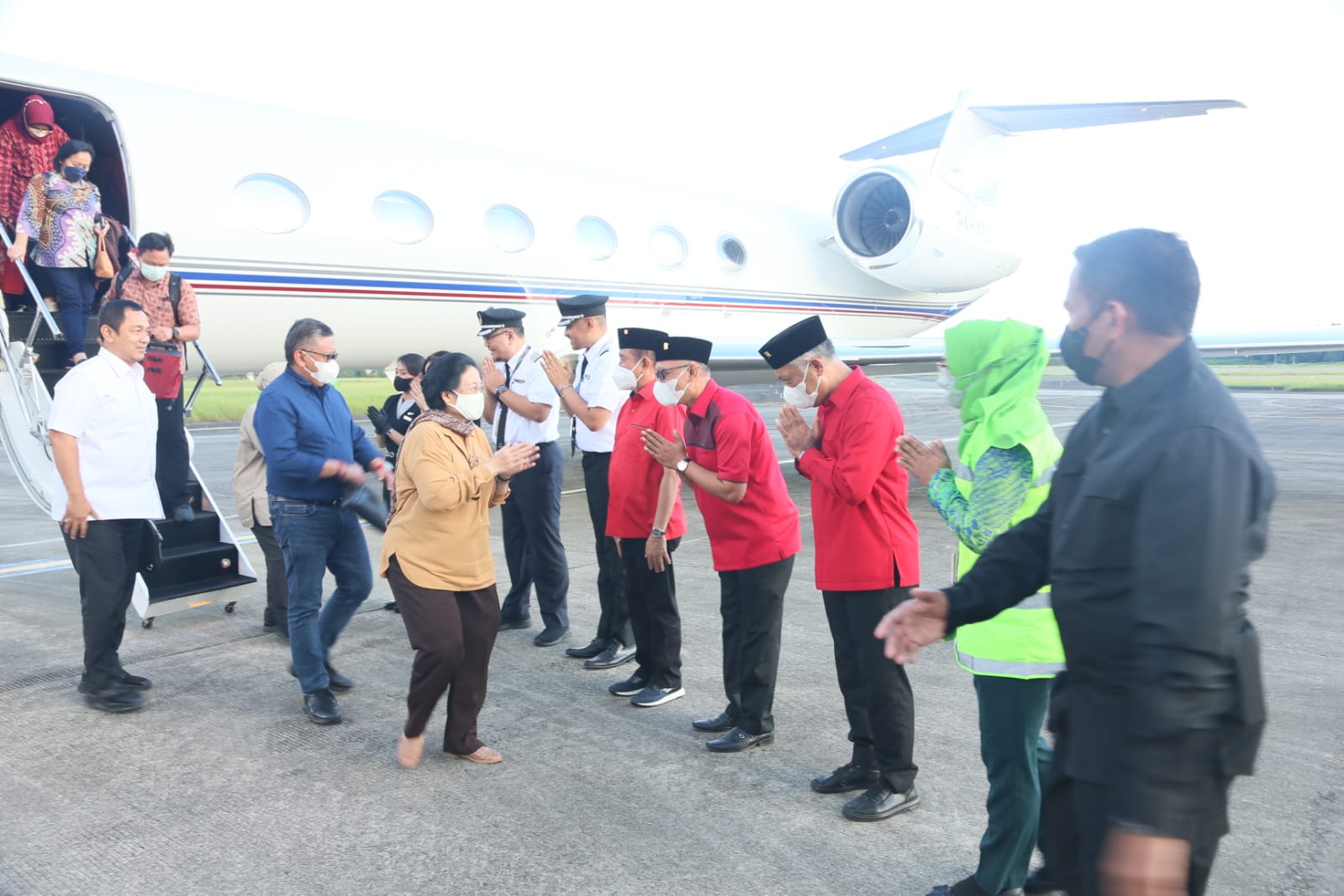 Megawati disambut Samsun