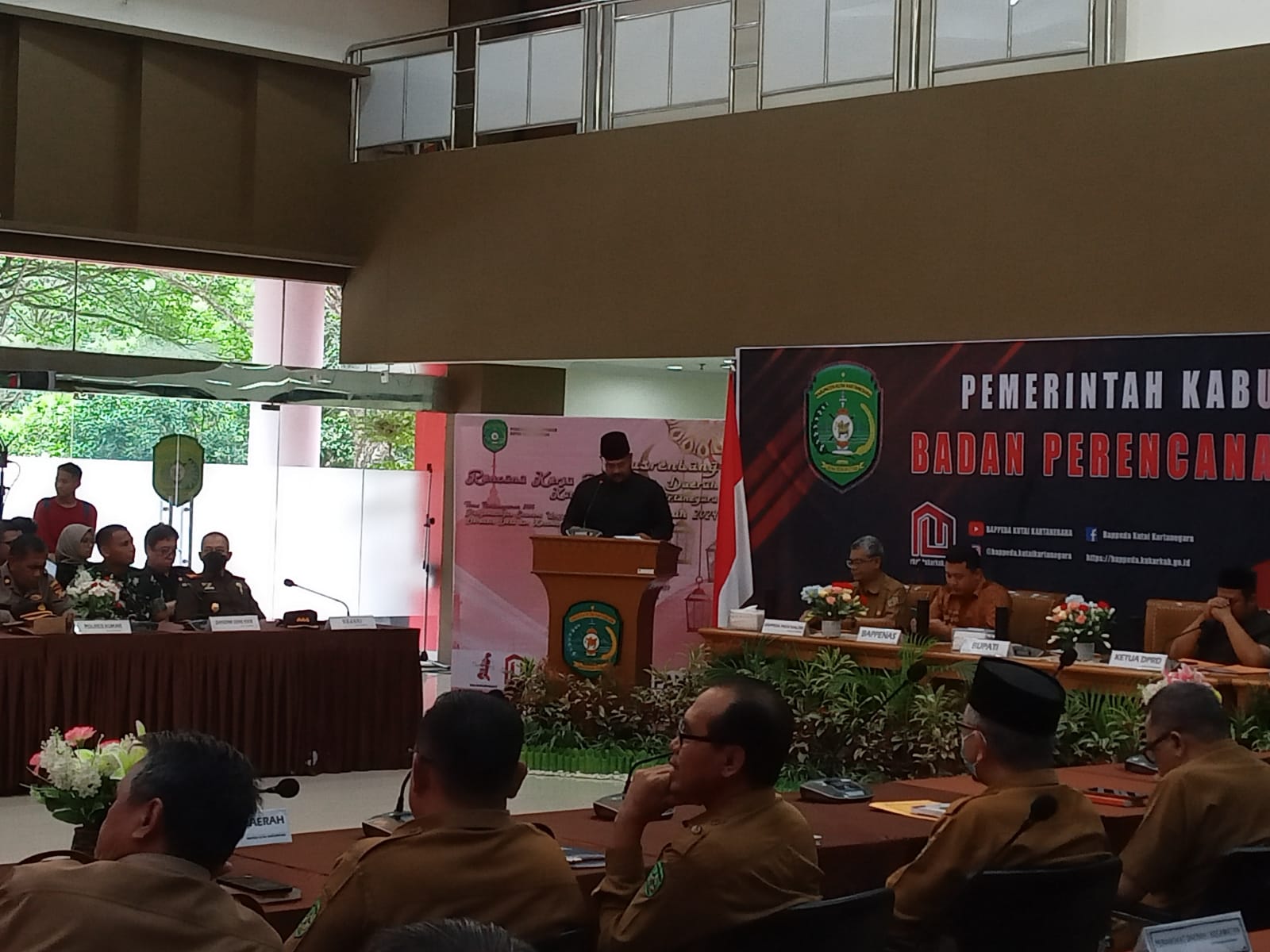 Edi Damansyah saat menghadiri Musrembang RKPD Tahun 2024