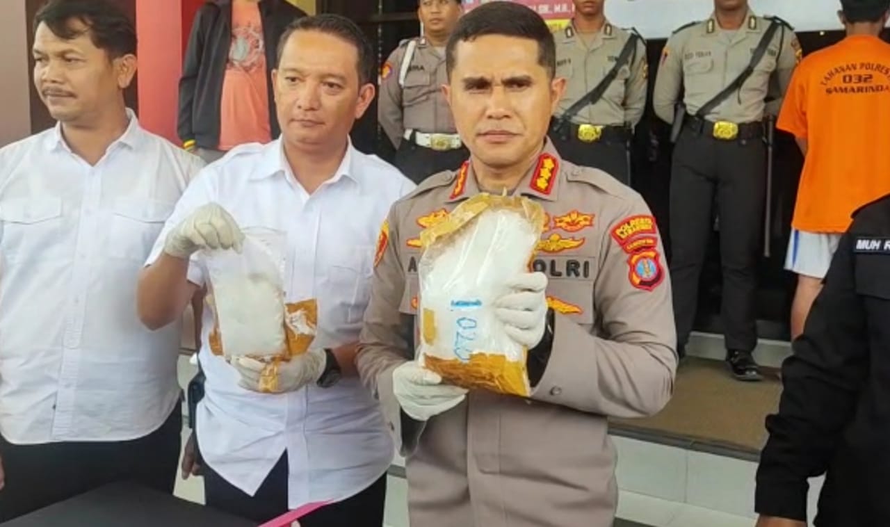 Polresta Samarinda Gagaglkan Peredaran Sabu