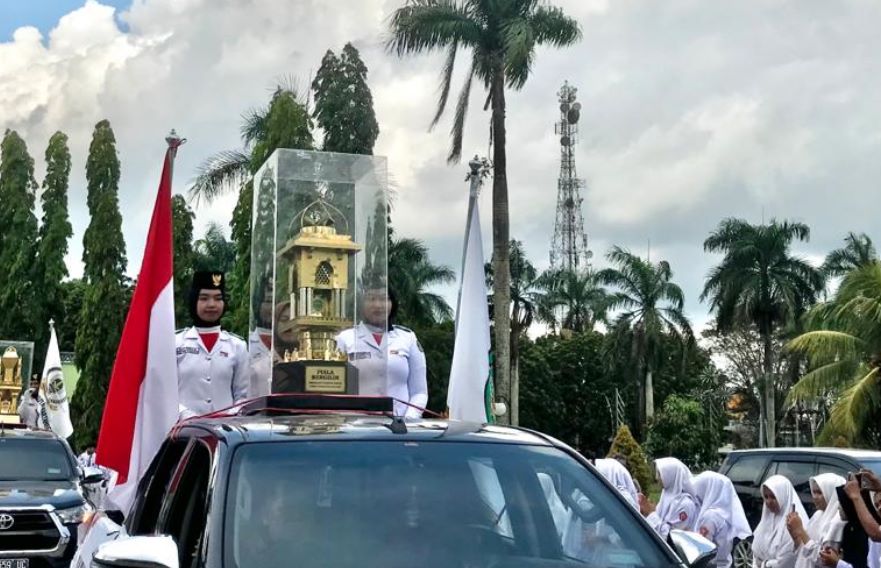 Penyambutan Kafilah MTQ Kukar.