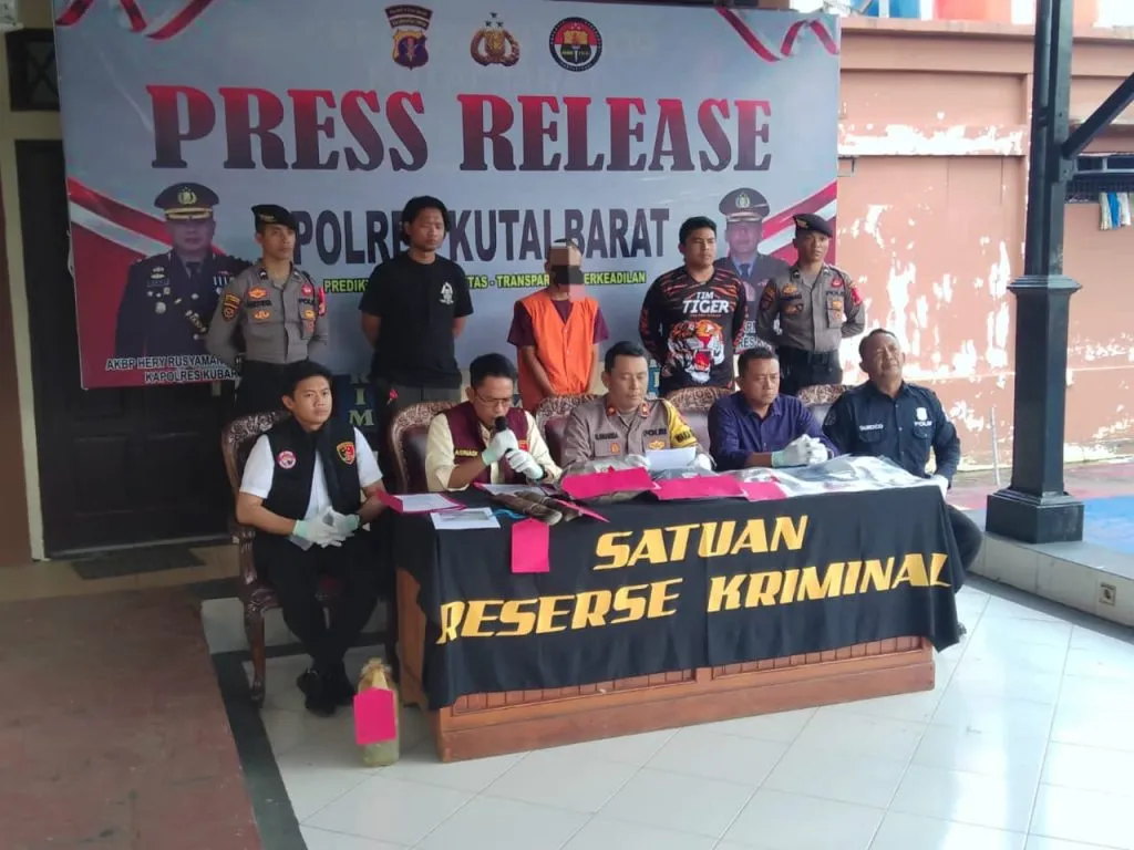 Polres Kubar Ungkap Kasus Pembunuhan, Pelaku Sakit Hati Korban Minta Uang Kembali