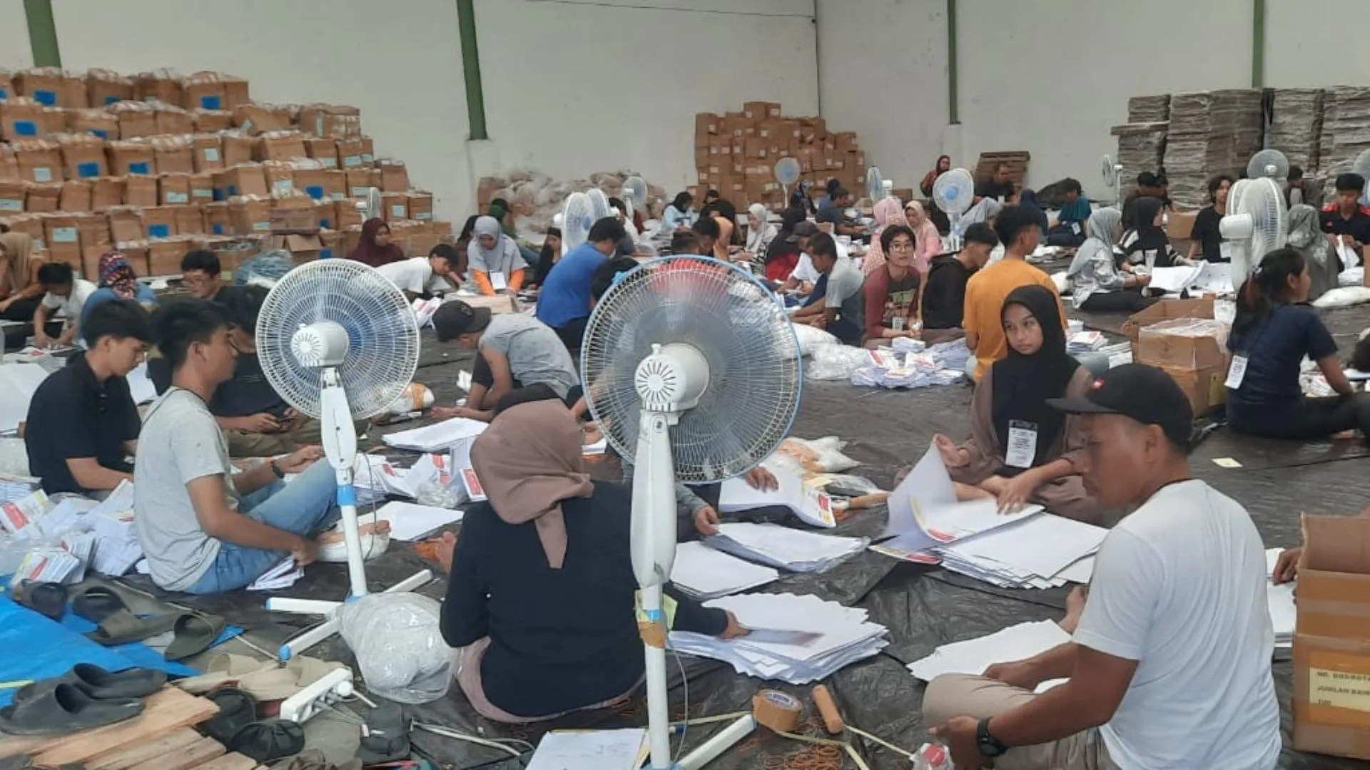 surat suara rusak KPU samarinda