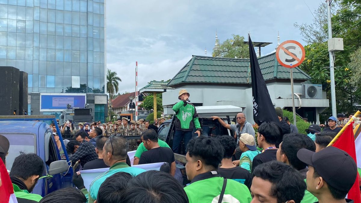 Ojol Samarinda tuntut kenaikan tarif